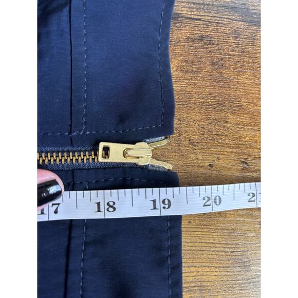 J Crew Womens Jacket XS Blue Bomber Full Zip Quick Dry Business Preppy Gorpcore - Picture 7 of 8